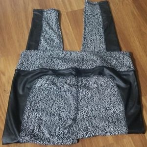 MTA Sport Pants - Faux Leather Activewear Leggings MTA Sport Pants - Faux Leather Activewear Leggings
